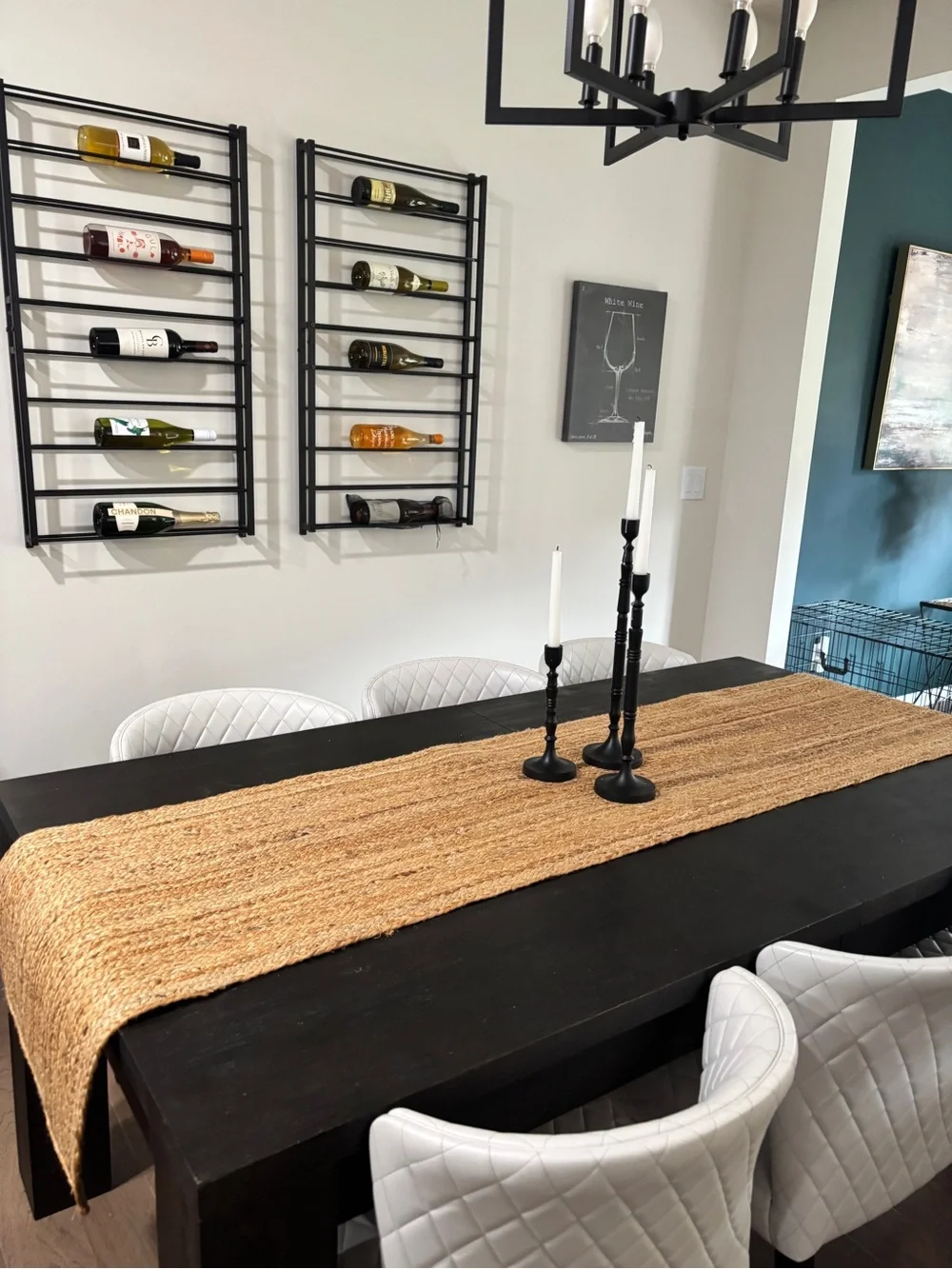 🌿 Hearth & Hand Magnolia Jute Table Runner 20x90